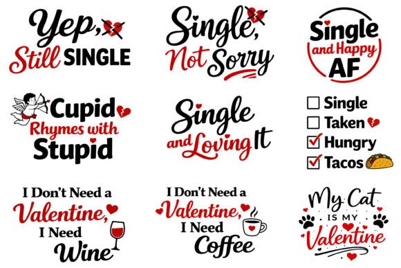 Anti Valentine SVG Bundle for Playful Branding