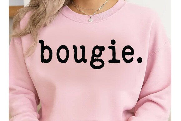 Bougie Quote SVG: Trendy Aesthetic Graphics for T-Shirt Designs