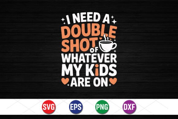 Fun Mom Coffee Quote SVG Design
