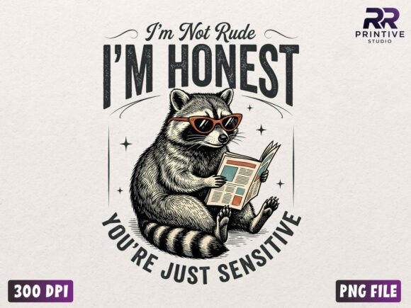 Funny Raccoon Quote Graphics for T-Shirt Designs