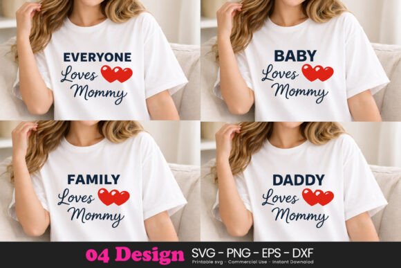 Mommy Love Quote Graphics for Family-Centered Branding