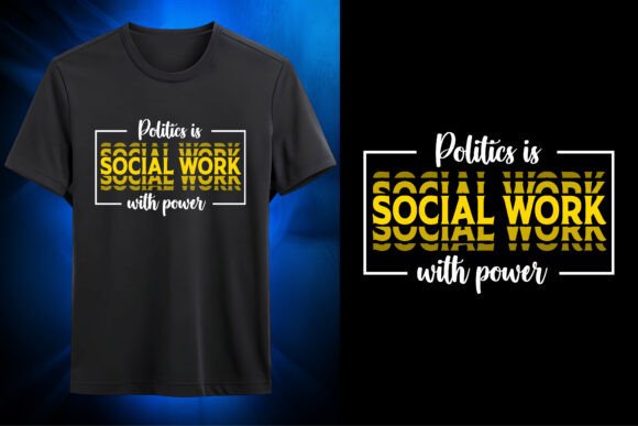 Social Work With Power Quote SVG Design