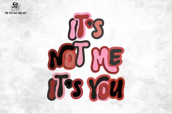 Valentine Love Break Up Quote SVG Design Graphics