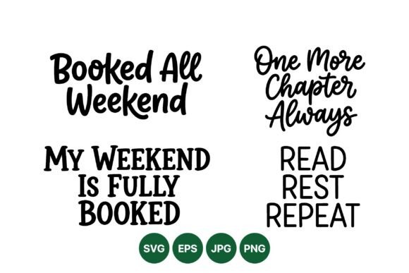 Weekend Reading Quote Graphics for Creative Projects